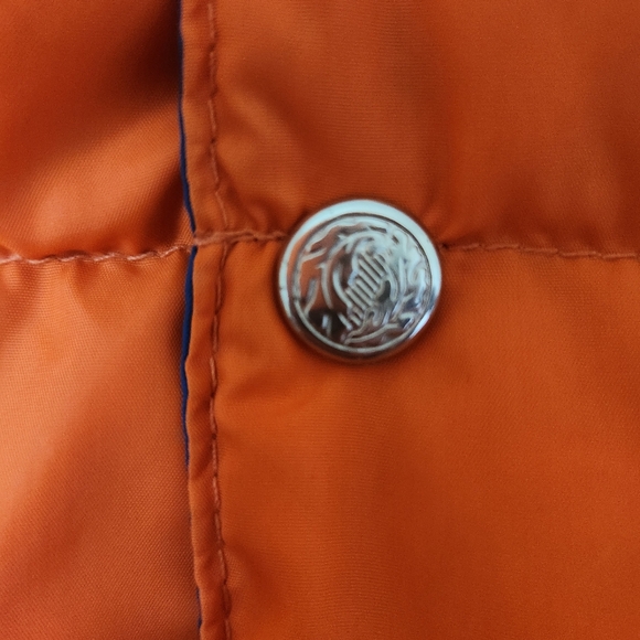 Men's Blue & Orange Reversible Puffer Vest Size L - Picture 3 of 12